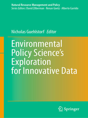 cover image of Environmental Policy Science's Exploration for Innovative Data